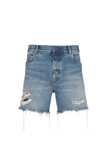 Shorts vaqueros unisex efecto vintage Blue Wash