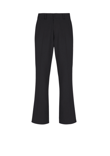 Straight Cut Pants With Monogram Elastic Belt - Ready-to-Wear