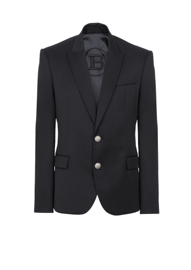 2-button wool jacket