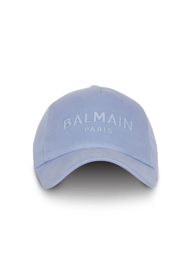 Casquette Balmain Paris en laine Prince de Galle noir - Femme