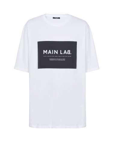 T-shirt Main Lab etichetta