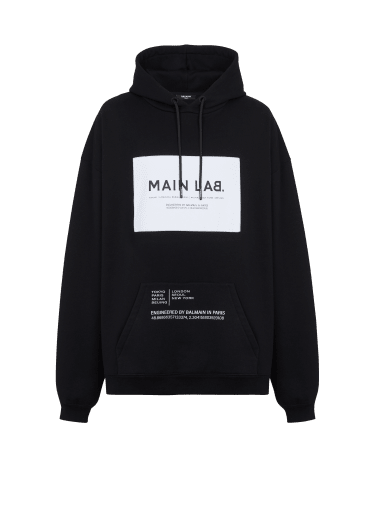 Kapuzenpullover mit Main Lab-Etikett