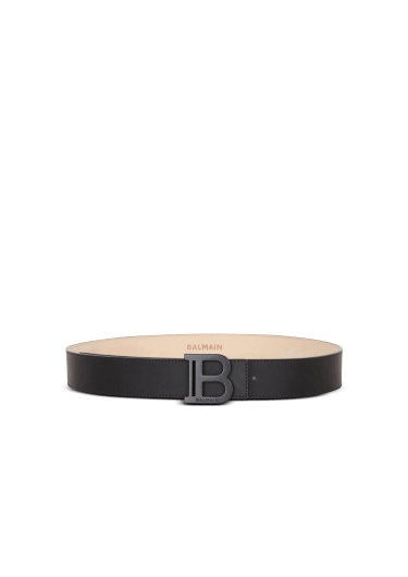 B-Belt rubber-effect leather belt