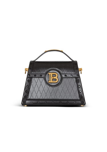 B-Buzz Dynasty bag in grid-embossed calfskin