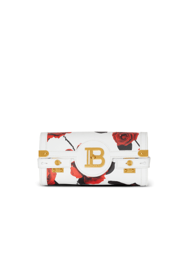 Calfskin B-Buzz Pouch 23 with a Roses print