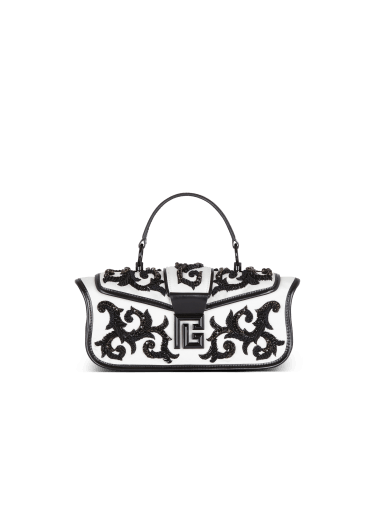 Sac Blaze Pouch en satin à broderie Baroque