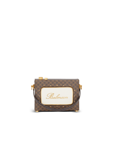 Radio monogram signature bag