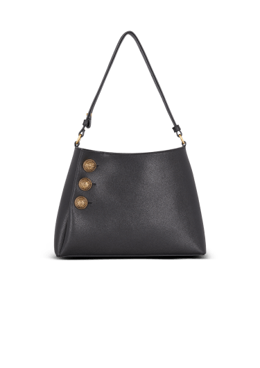 Bolso de mano Emblème de piel granulada