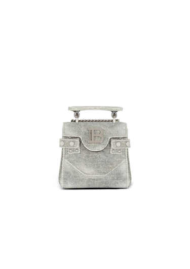 B-Buzz vintage-effect denim mini bag