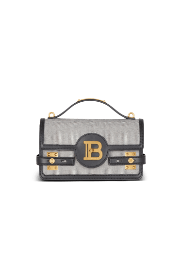 B-Buzz 24 canvas and leather bag 