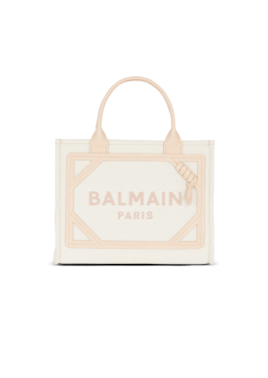 B-Army canvas and leather tote bag