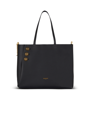 Borsa shopper Emblème in pelle