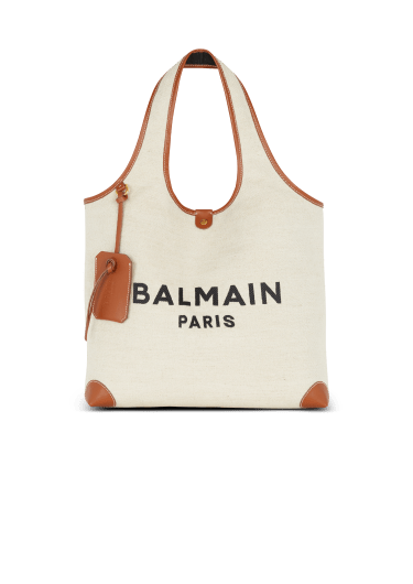 Canvas and leather B-army Grocery Bag