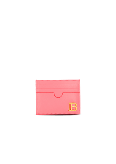 B-Buzz grained leather cardholder