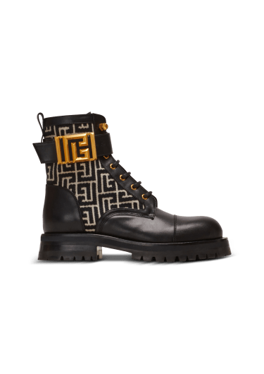 Balmain combat boots outlet