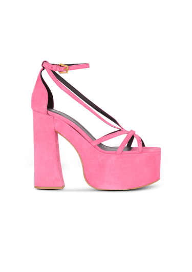 Cam suede platform sandals