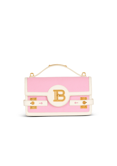 B-Buzz Shoulder 24 canvas and leather bag