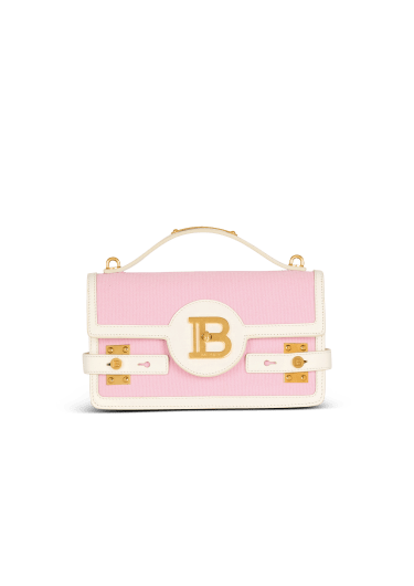 B-Buzz Shoulder 24 canvas and leather bag