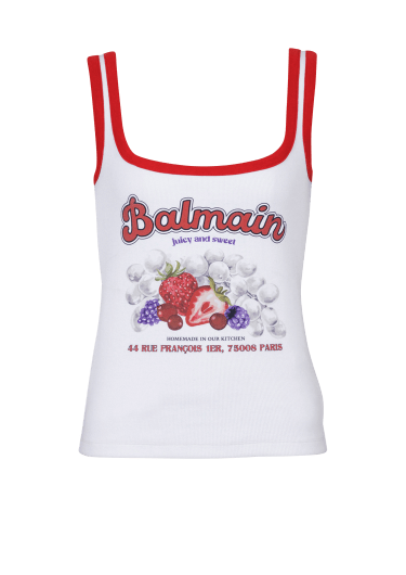 Tanktop mit Balmain Fruit-Print