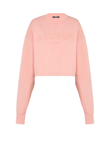 Sweat-shirt avec broderie Balmain Vintage