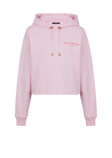 Sudadera con capucha Balmain Paris serigrafiada