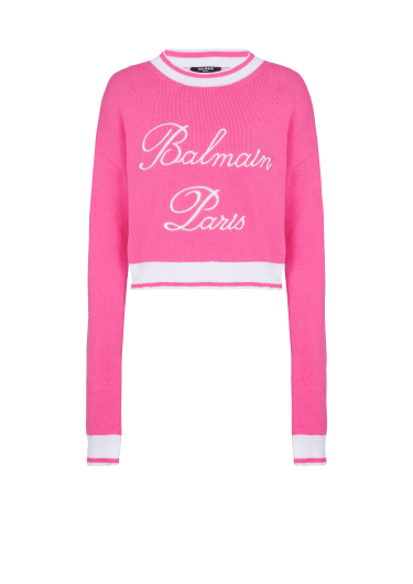 Pull en maille Balmain Signature