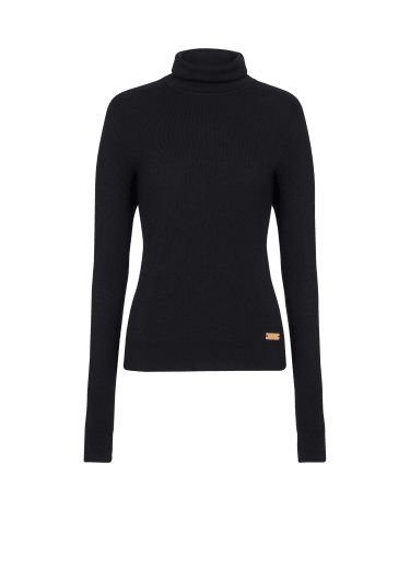 Knitted turtleneck jumper