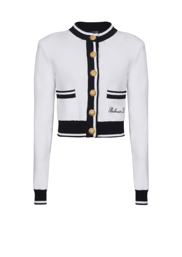 Balmain Signature knit cardigan