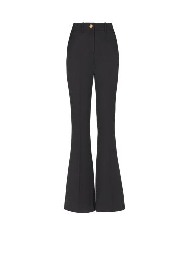 Pantaloni tailleur in grain de poudre
