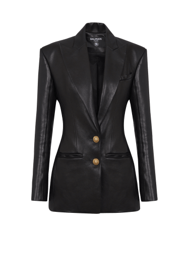 Veste 2 boutons en cuir