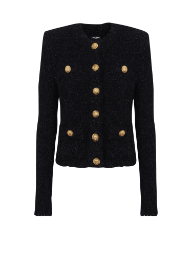 Veste en tweed à boutons