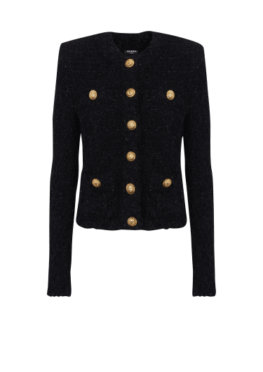 Buttons tweed jacket