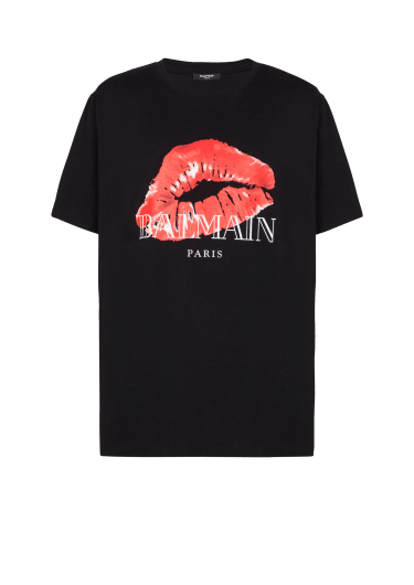 Relaxed T-shirt with Kiss print