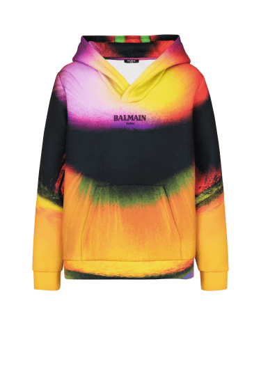 Sudadera con capucha de neopreno con estampado Ibby Njoya