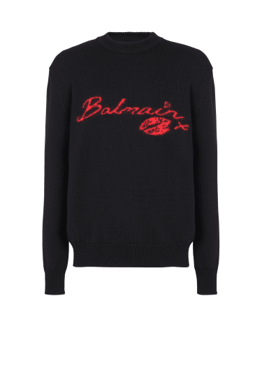 Balmain Kiss Wollpullover