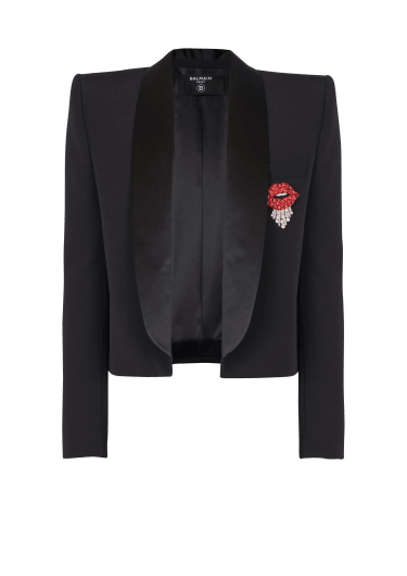 Black designer blazer cheap
