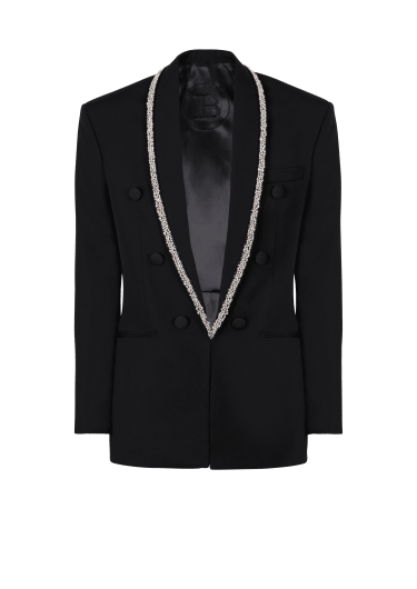 Balmain tuxedo blazer 2025