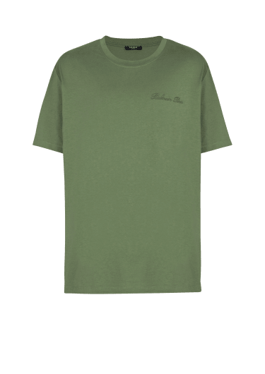 Loose T-shirt with Balmain Signature embroidery