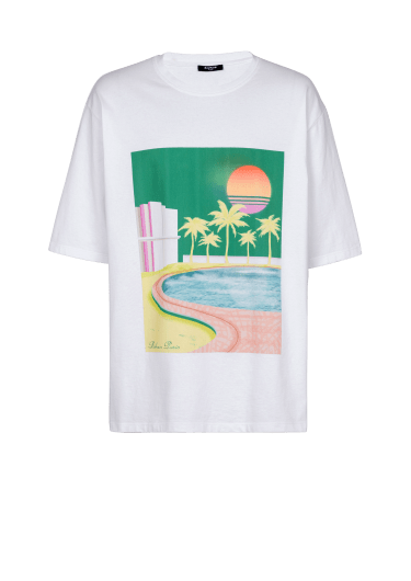 Balmain paris t shirt homme hotsell