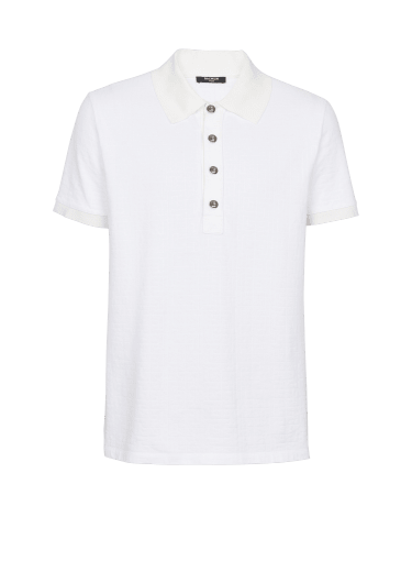 Cotton piqué polo