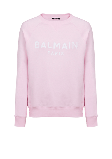 Sudadera con logotipo de Balmain Paris estampado