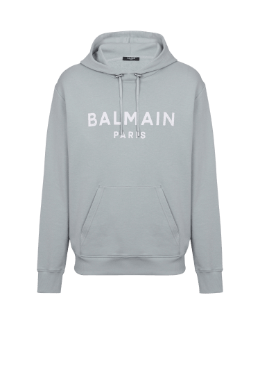 Printed Balmain Paris hoodie