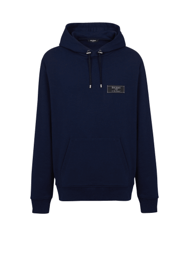 Black balmain hoodie sales