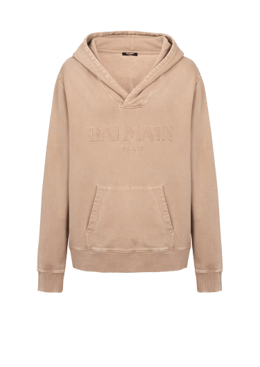 Beige designer hoodie hot sale