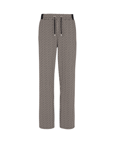 Pantaloni da jogging in jacquard con monogramma PB labirinto