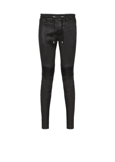 Pantaloni biker in pelle