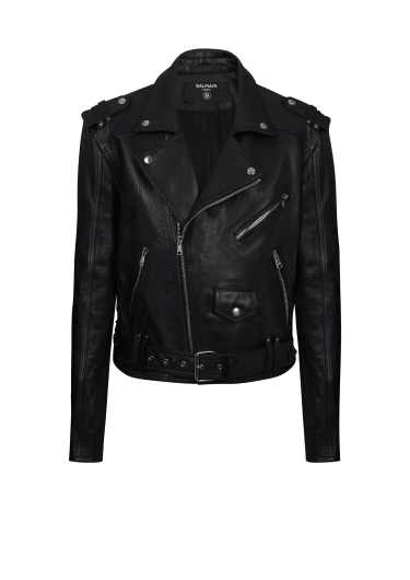 Bikerjacke aus Kalbsleder