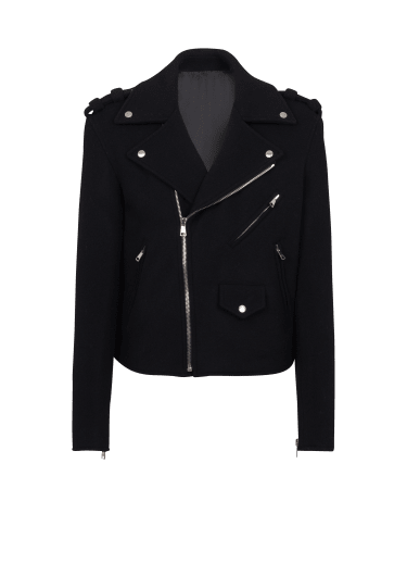 Bikerjacke aus Wollfilz