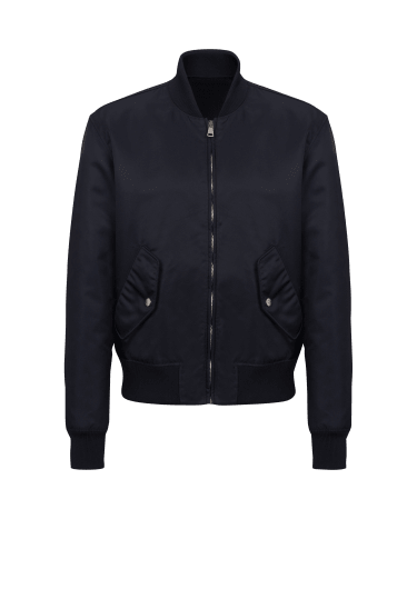 Bomber avec broderie Balmain Signature au dos