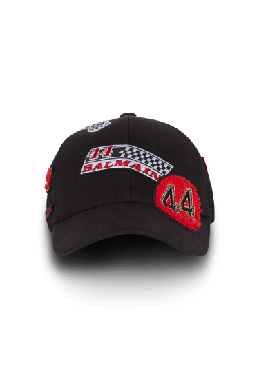 Casquette Balmain Racing à patchs